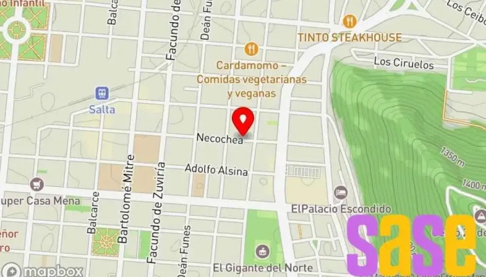 mapa de Materiales Electricos Iluminacion C.Bassani Neored Electricista en Salta