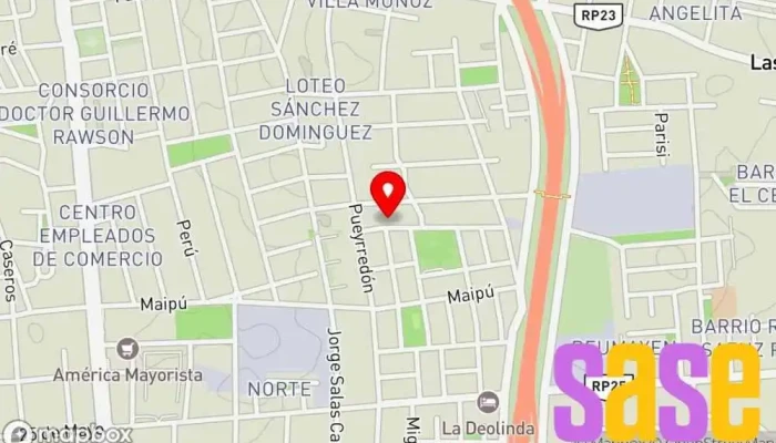 mapa de Materiales Electricos Comercio en Santa Lucía