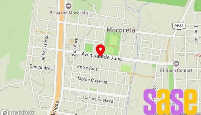 mapa de Mauricio Ceroleni Camaras de Frio Servicios Eléctricos Electricista en Mocoreta
