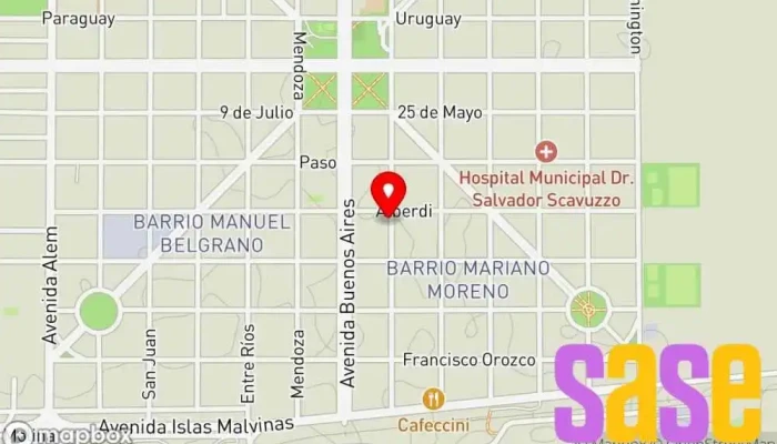 mapa de Mc Electricidad  en Almafuerte