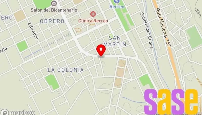 mapa de Megom Electricidad Tienda de electricidad en Recreo