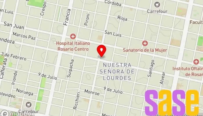 mapa de Meroi - La Casa de las Pilas Tienda de electricidad en Rosario