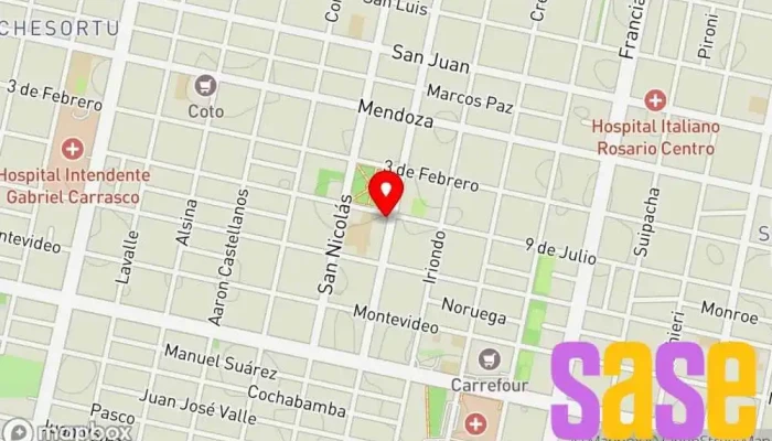 mapa de MEYER ELECTROMECANICA SRL Tienda de electricidad, Taller de reparaciones eléctricas en Rosario