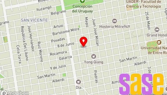 mapa de Microsistemas Tienda de informática en Concepción del Uruguay