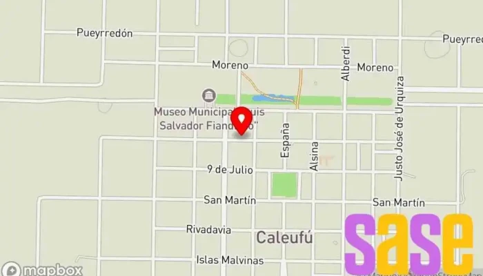 mapa de Microtek Ingenieria Establecimiento de reparación de artículos electrónicos en Caleufú