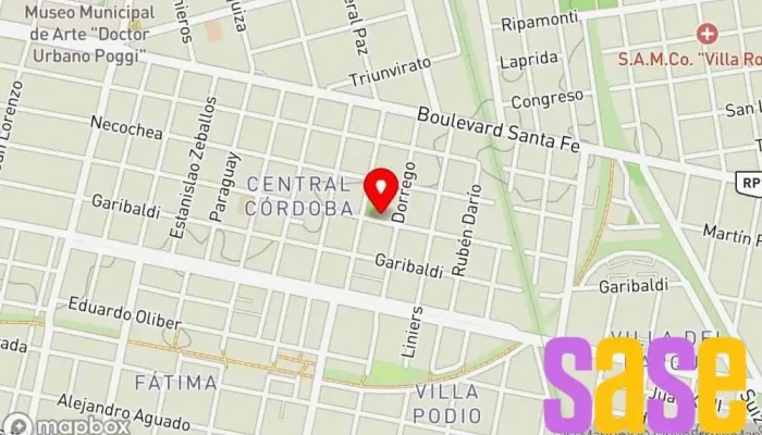 mapa de MJ Mecanica e inyeccion electrónica automotor Taller mecánico en Rafaela