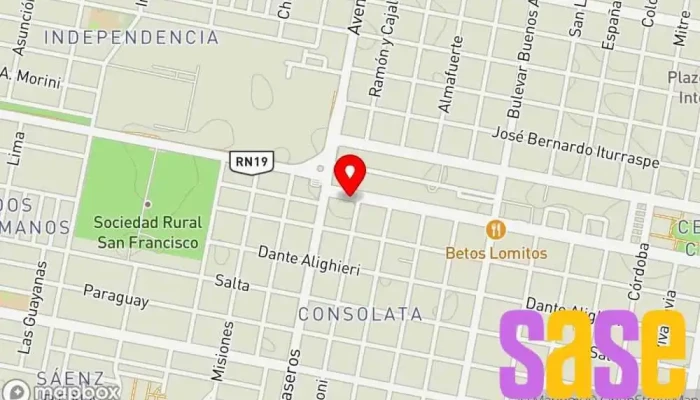 mapa de MOGETTA ELECTRICIDAD (EME srl) Tienda de electricidad en San Francisco
