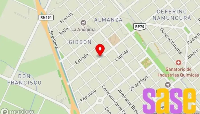 mapa de Molex Service Tienda de informática, Tienda de móviles, Servicio de reparación de impresoras en Cinco Saltos
