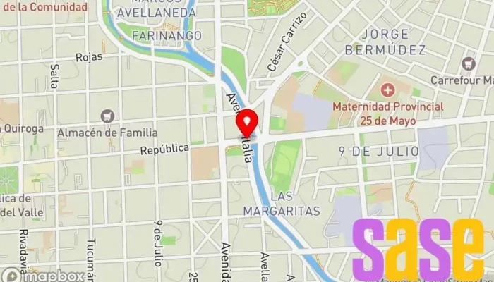 mapa de Multielec Materiales Eléctricos Tienda de componentes electrónicos en San Fernando del Valle de Catamarca