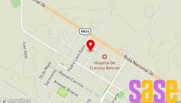 mapa de Municipalidad De Beltrán Oficinas del ayuntamiento en Beltrán
