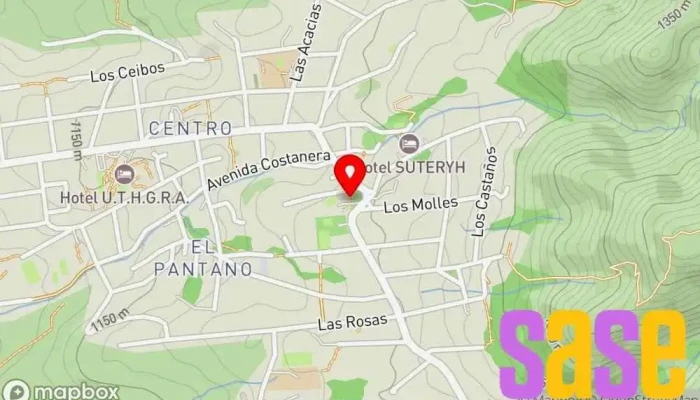 mapa de Municipalidad de Los Cocos Ayuntamiento de la localidad, Ayuntamiento en Los Cocos