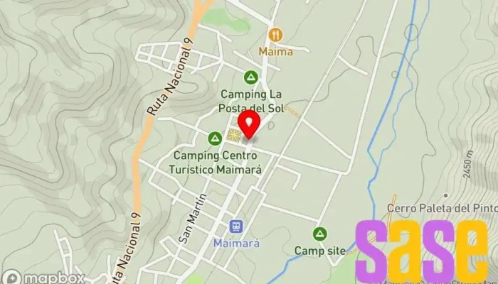 mapa de Municipalidad de Maimará Oficina de gobierno local en Maimara