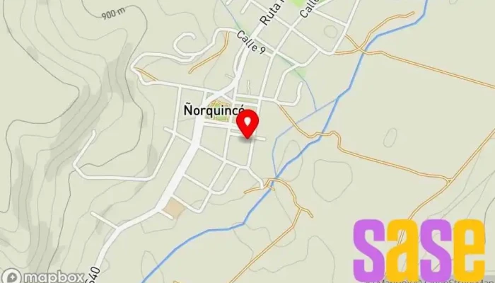 mapa de MUNICIPALIDAD DE ÑORQUINCO Asociación u organización en Ñorquinco