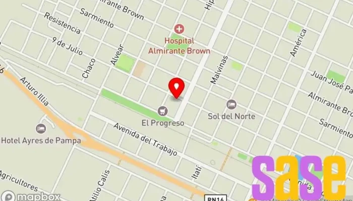 mapa de Muñoz Marchesi | Pampa del Infierno Tienda de artículos para el hogar en Pampa del Infierno