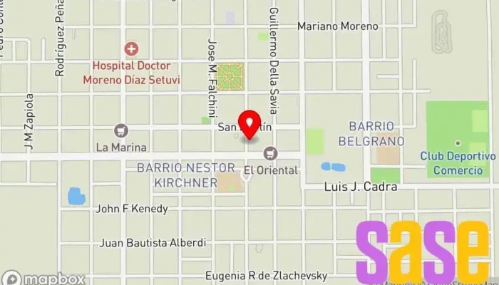 mapa de Muñoz Marchesi | Santa Sylvina Comercio en Santa Sylvina