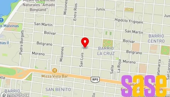 mapa de Mva Instalaciones Electromecánicas Establecimiento de reparación de artículos electrónicos, Taller mecánico en AAL