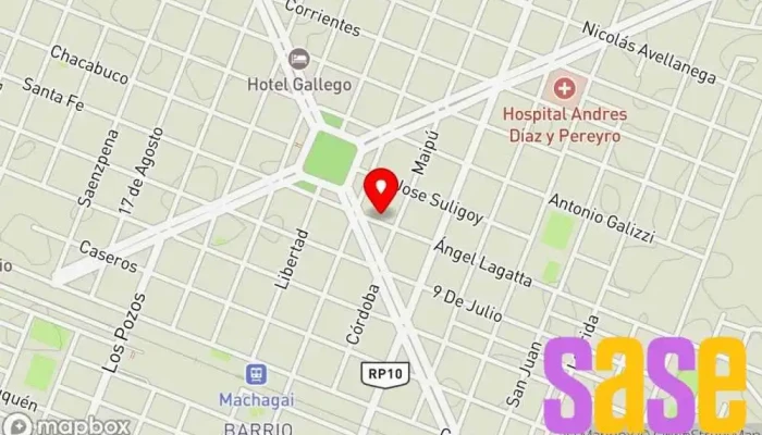 mapa de Navarrete Hogar Tienda de artículos para el hogar, Tienda de informática en Machagai