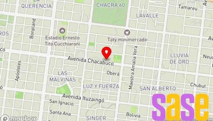 mapa de Nea Eléctrica - Sucursal Posadas Tienda de electricidad en Posadas
