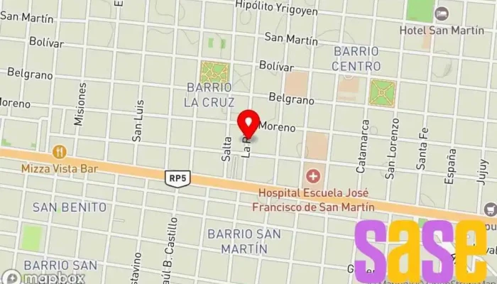 mapa de Nealux Tienda de electricidad, Tienda de iluminación en Corrientes