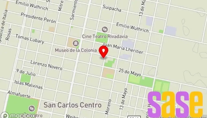 mapa de NEXON Tienda de electrodomésticos en San Carlos Centro