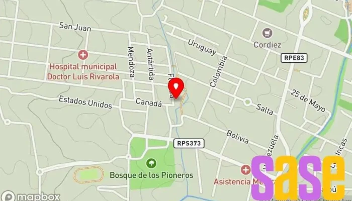 mapa de NG Electrotecnia Electricista en Villa Gral. Belgrano