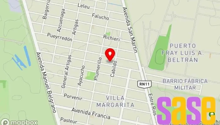 mapa de NOEROL HOGAR Tienda de muebles en Cap. Bermúdez