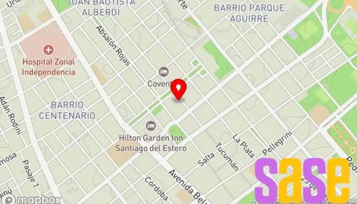 mapa de Norte Electricidad Materiales Electricos Vta Mayor y Menor Tienda de electricidad en Santiago del Estero