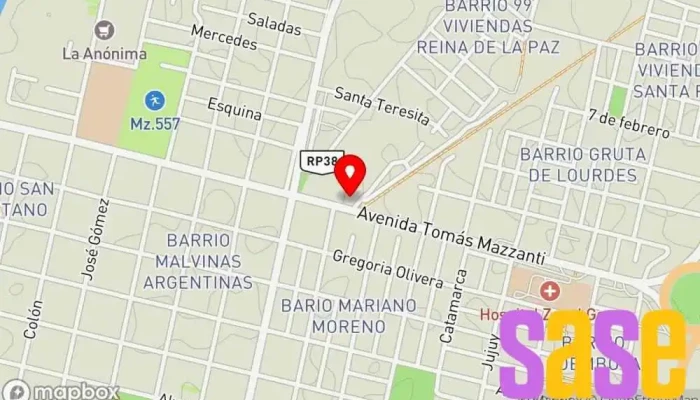 mapa de NOVA INSUMOS ELECTRICOS-NORO RAFFAELLI S.A. Tienda de electricidad en Goya