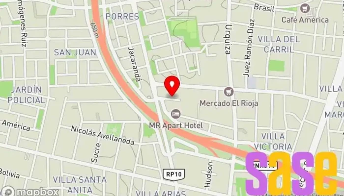 mapa de NUEVAVIDA Emisora de radio en San Juan