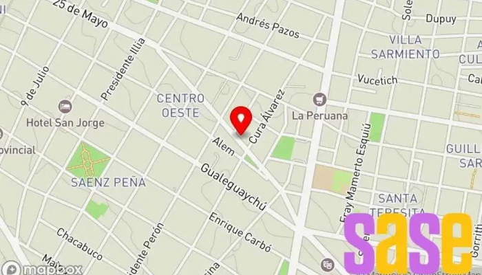 mapa de Nuevo Bichito de Luz Tienda de electricidad en Paraná