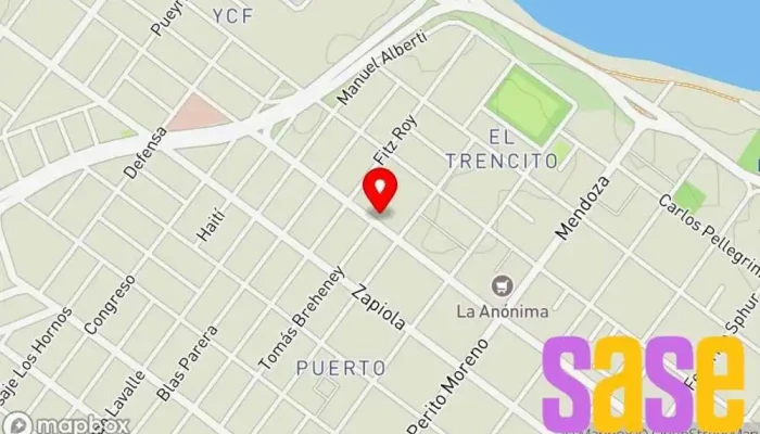 mapa de Nuevo Sur S.A Tienda de electricidad, Tienda de iluminación en Río Gallegos