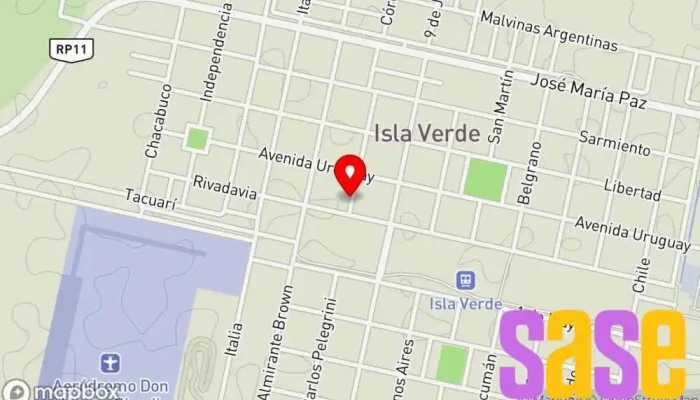 mapa de Oficina Comercial de Epec Compañía eléctrica en Isla Verde