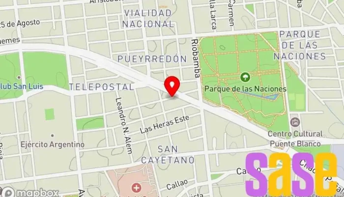 mapa de Olsina Motores Tienda de motores eléctricos en San Luis