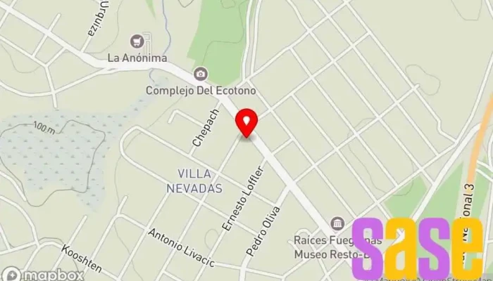 mapa de Ona Luz Tienda de iluminación, Electricista en Tolhuin