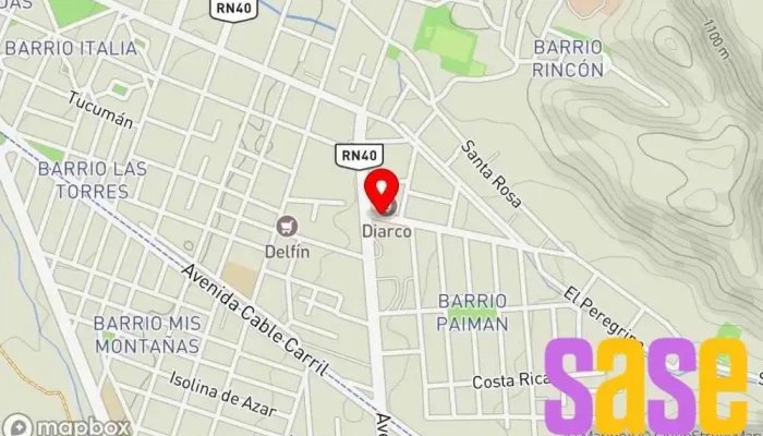 mapa de Orse Electricidad Compañía eléctrica en Chilecito