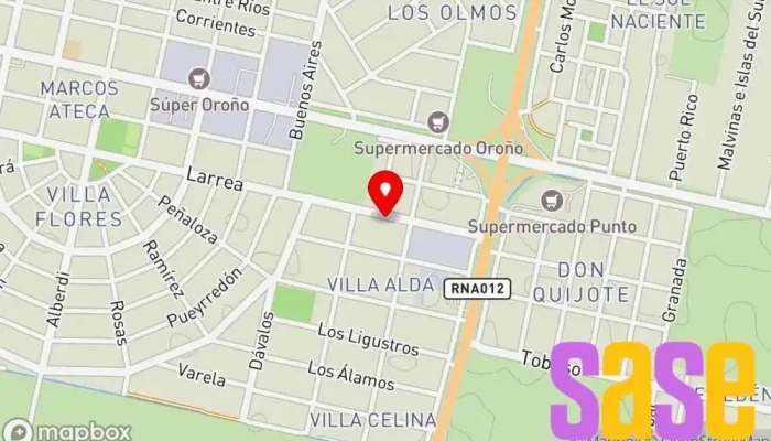 mapa de PAC Herrería y Electricidad Herrero, Electricista en Roldán
