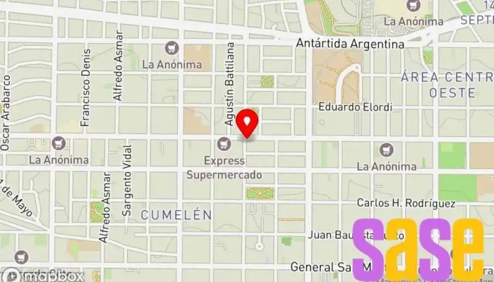 mapa de PAREDES ELECTRICIDAD Tienda de electricidad en Neuquén