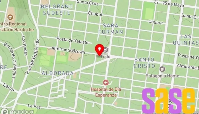 mapa de Pizzuti Tienda de electricidad, Tienda de iluminación en San Carlos de Bariloche
