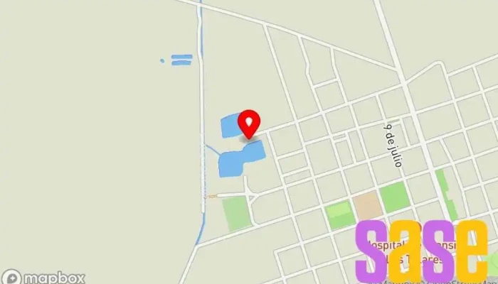 mapa de Planta potabilizadora municipal. Los Telares Compañía suministradora de agua en Los Telares