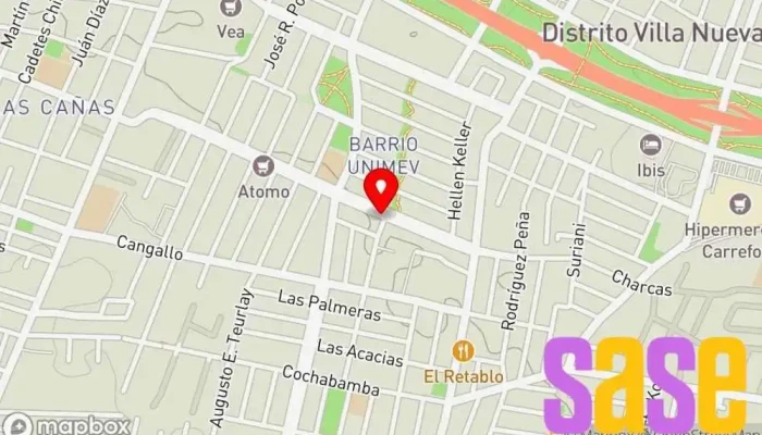 mapa de Plomero Mendoza ADONAI Constructor, Fontanero en Mendoza