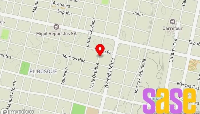 mapa de Policía Tucumán División Comando Radioeléctrico Jefatura de policía en San Miguel de Tucumán