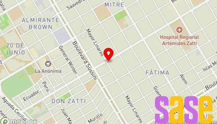 mapa de Porro Electrónica Tienda de instrumentos musicales en Viedma