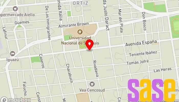 mapa de Positiva Fm 91.7 Emisora de radio en San Luis