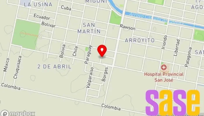 mapa de positive  en Cañada de Gomez