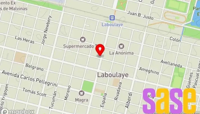 mapa de Power Lbye. Tienda de electrónica en Laboulaye