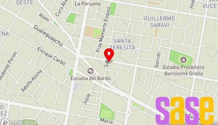 mapa de POWER REPUESTOS. ELECTRICIDAD DEL AUTOMOTOR Tienda de repuestos para automóviles en Paraná