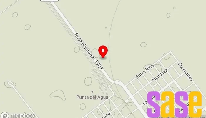mapa de ProGEAS Argentina S.A. Servicio de gestión de residuos, Servicios de empresa a empresa, Servicio de recogida de basura, Centro de reciclaje en James Craik