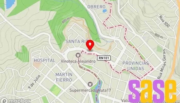 mapa de QUE LUZ MATERIALES ELECTRICOS Tienda de artículos para el hogar en Bernardo de Irigoyen