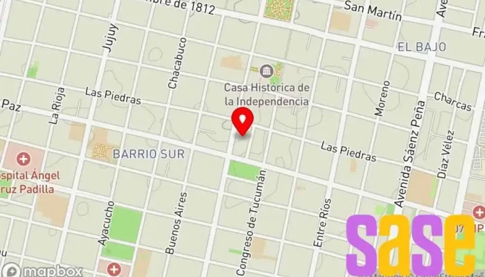 mapa de Radio 10 Tucumán FM 101.5 Mhz Emisora de radio en San Miguel de Tucumán