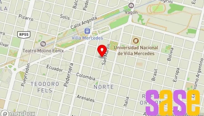 mapa de Radio 94.1 Emisora de radio en Villa Mercedes